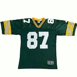 Vintage Starter Robert Brooks Green Bay Packers NFL Jersey #87 Size L